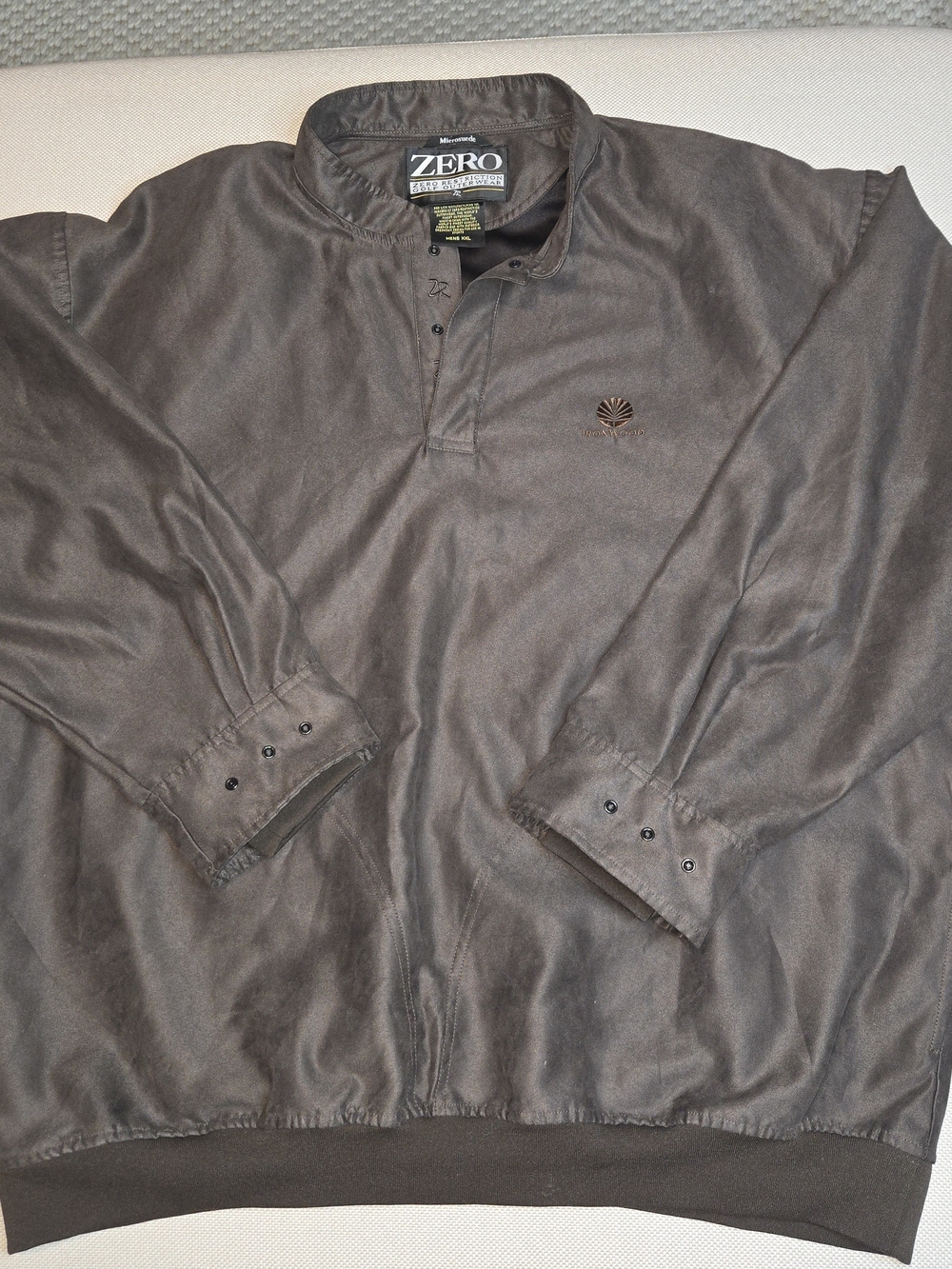 Men’s Brown Pullover Jacket